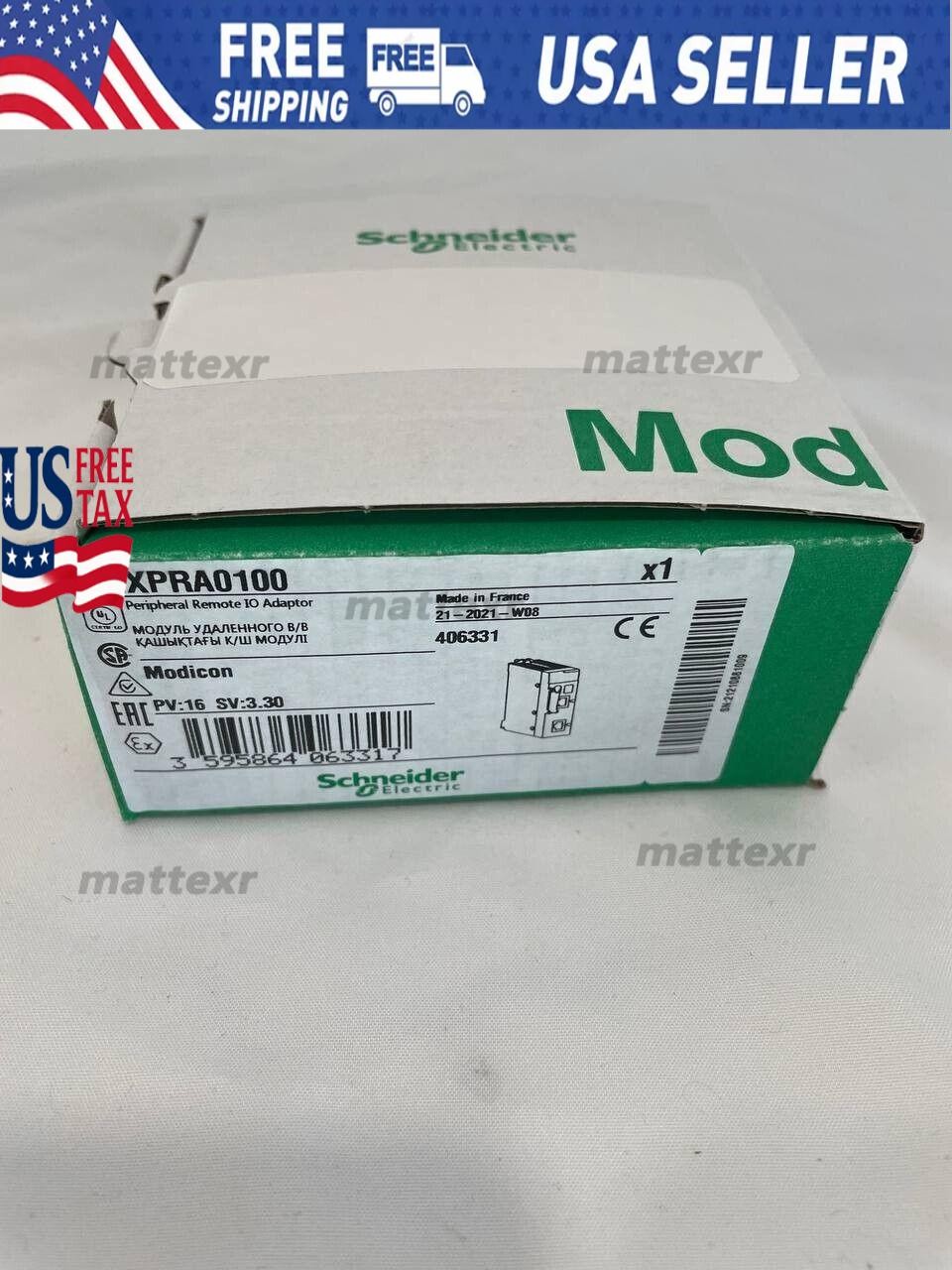 New Schneider Electric BMXPRA0100 Modicon X80 Peripheral Remote IO Adaptor Modul