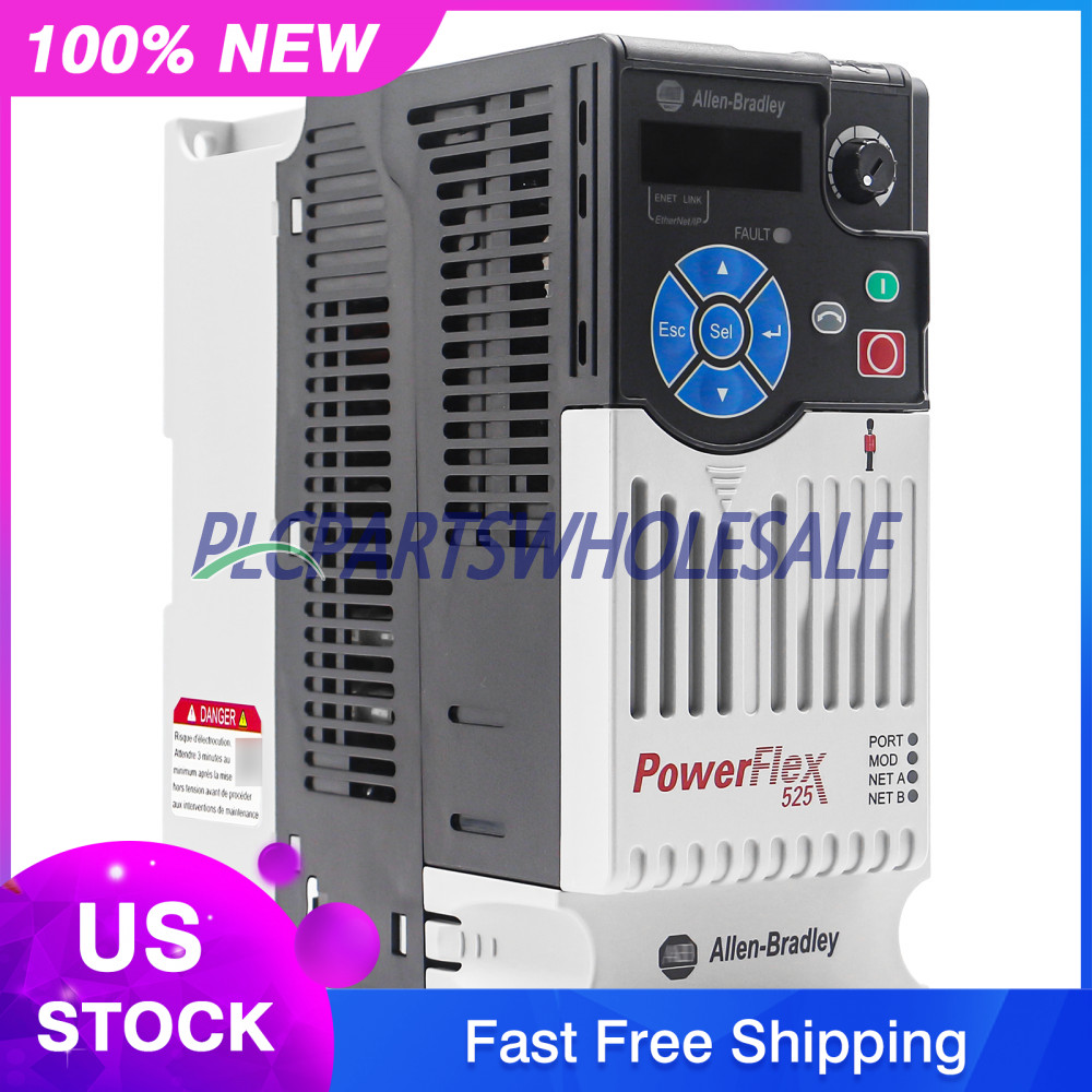 Sealed New Allen Bradley 25B-D4P0N104 PowerFlex 525 1.5kW (2Hp) AC Drive
