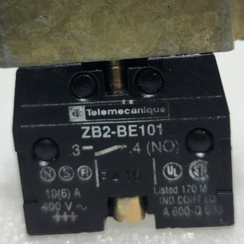 [LOT OF 4] Telemecanique ZB2-BE101 Contact Block With Base