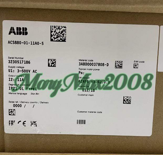 1 PC NEW ABB ACS880-01-11A0-5 frequency converter FedEx or UPS