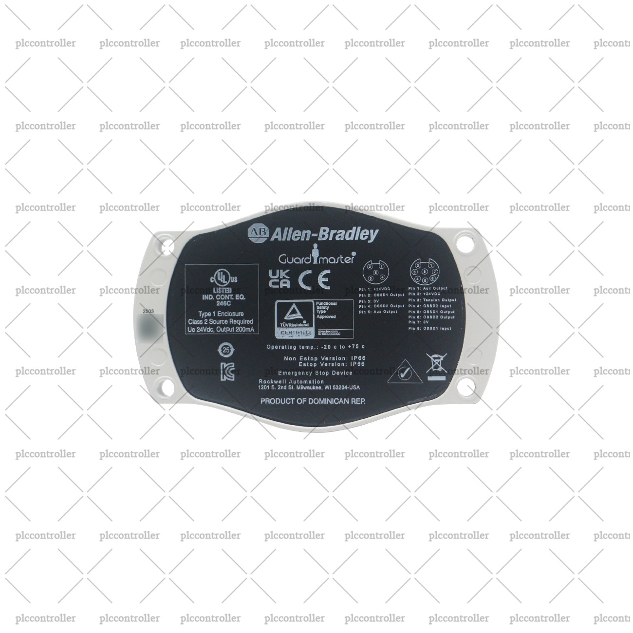 New 440E-LL5SN5 AB 440E Lifeline Emergency Cable Pull Switches US Free tax