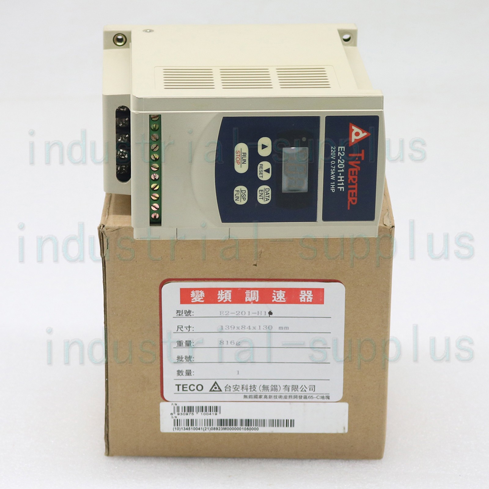 NEW 1PC For TECO E2-201-H1F E2201H1F INVERTER Free Shipping