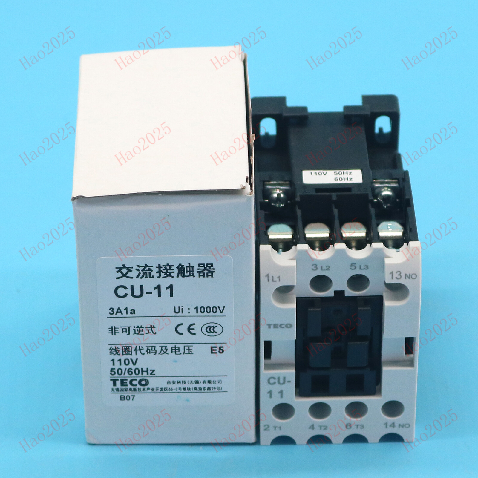 CU-11 110V For TECO Taian New AC Contactor Fast Shipping #G