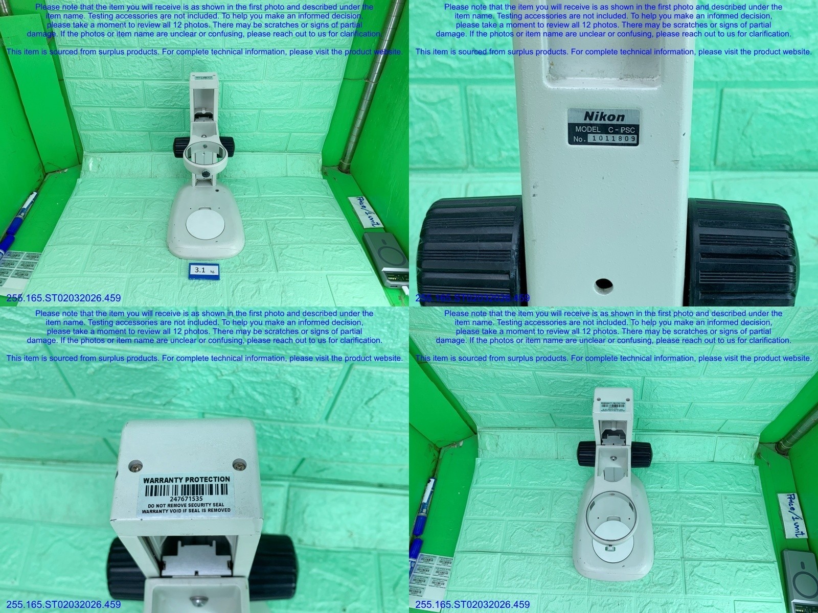 Nikon C-PSC Compact Plain Stand as in photos, sn:1535, DHL 3.5kg