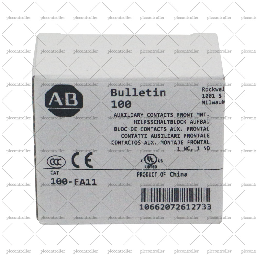 New Sealed 100-FA11 Allen Bradley Auxiliary Contact Block Front Mounting AB