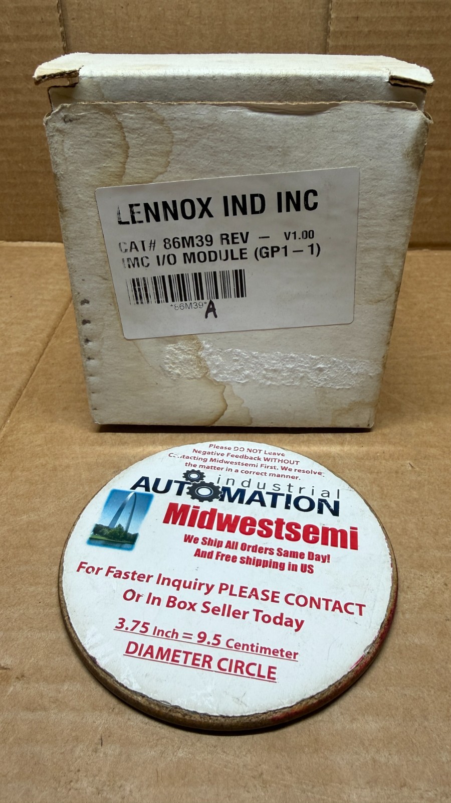 NEW LENNOX 86M39 IMC I/O MODULE GP1-1 ID: LL86M39A SHIPS SAME BUSINESS DAY