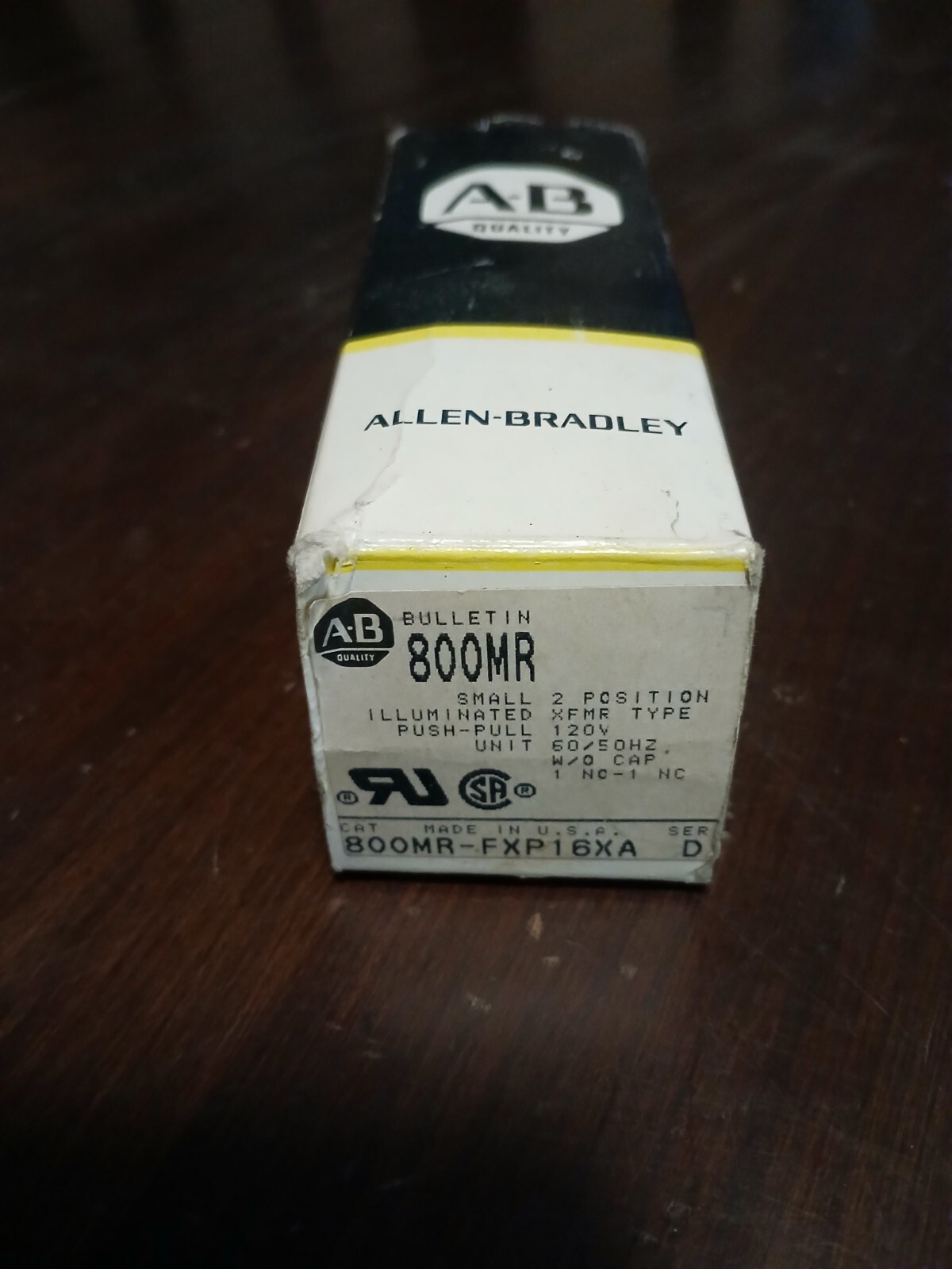 ALLEN BRADLEY 800MR-FXP16X SERIES D PUSHBUTTON