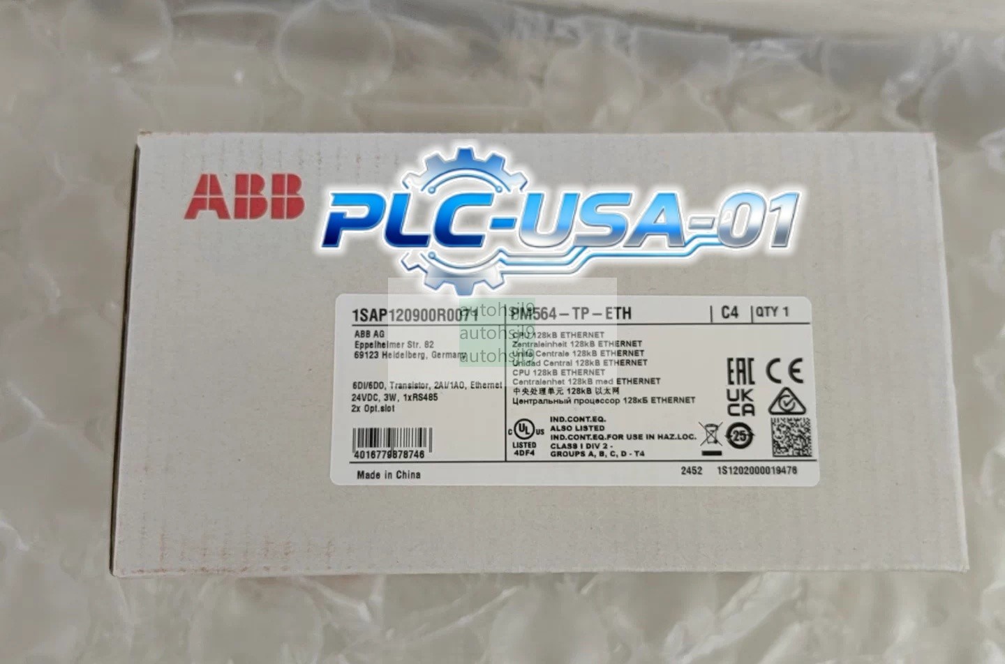 1PCS Brand New ABB PM564-TP-ETH 1SAP120900R0071 Optical Switch Fast delivery