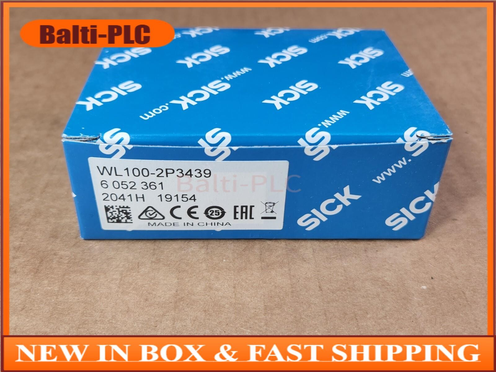 SICK WL100-2P3439 Photoelectric Sensor New One WL1002P3439 Free Shipping