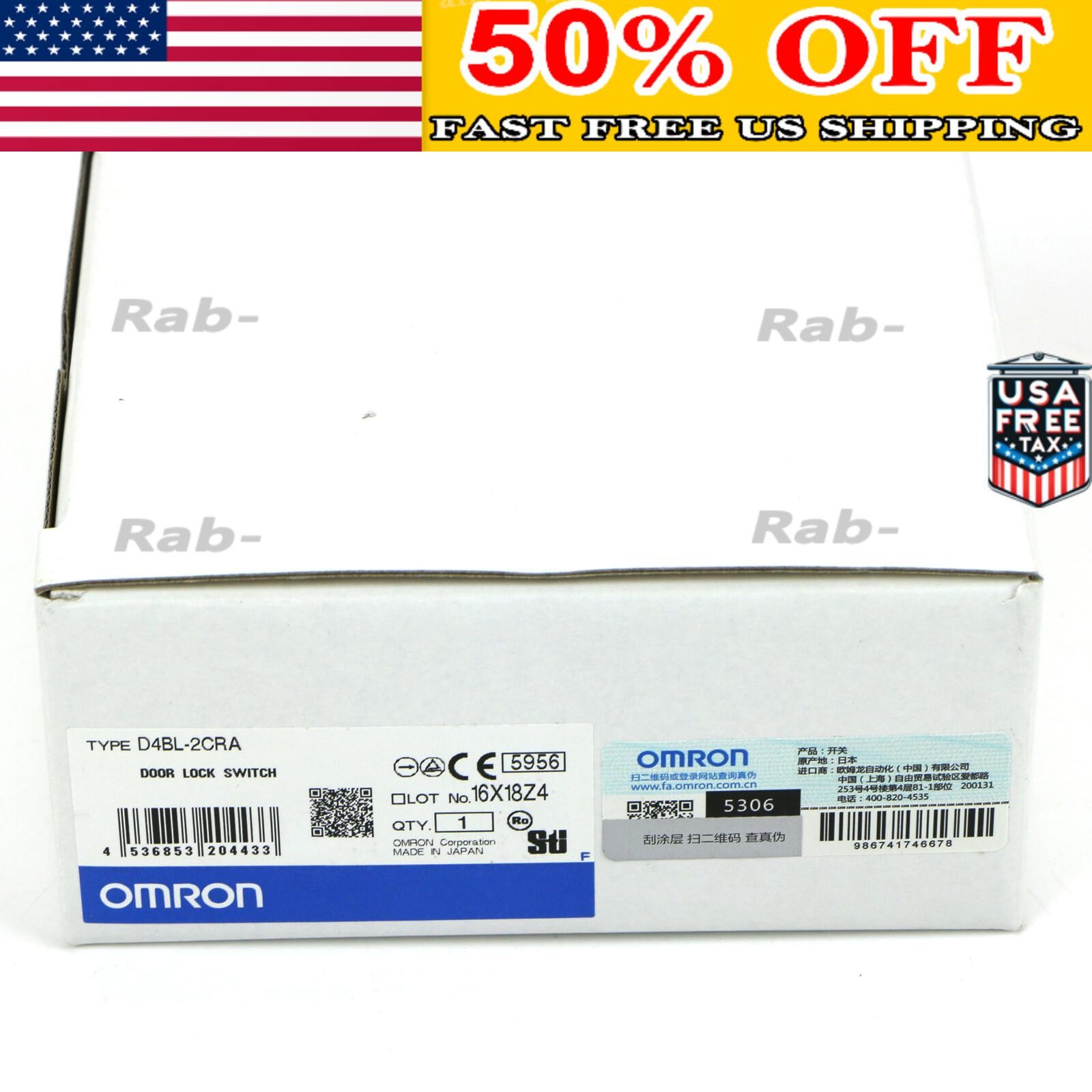New In Box OMRON D4BL-2CRA Guard Lock Safety-door Switch