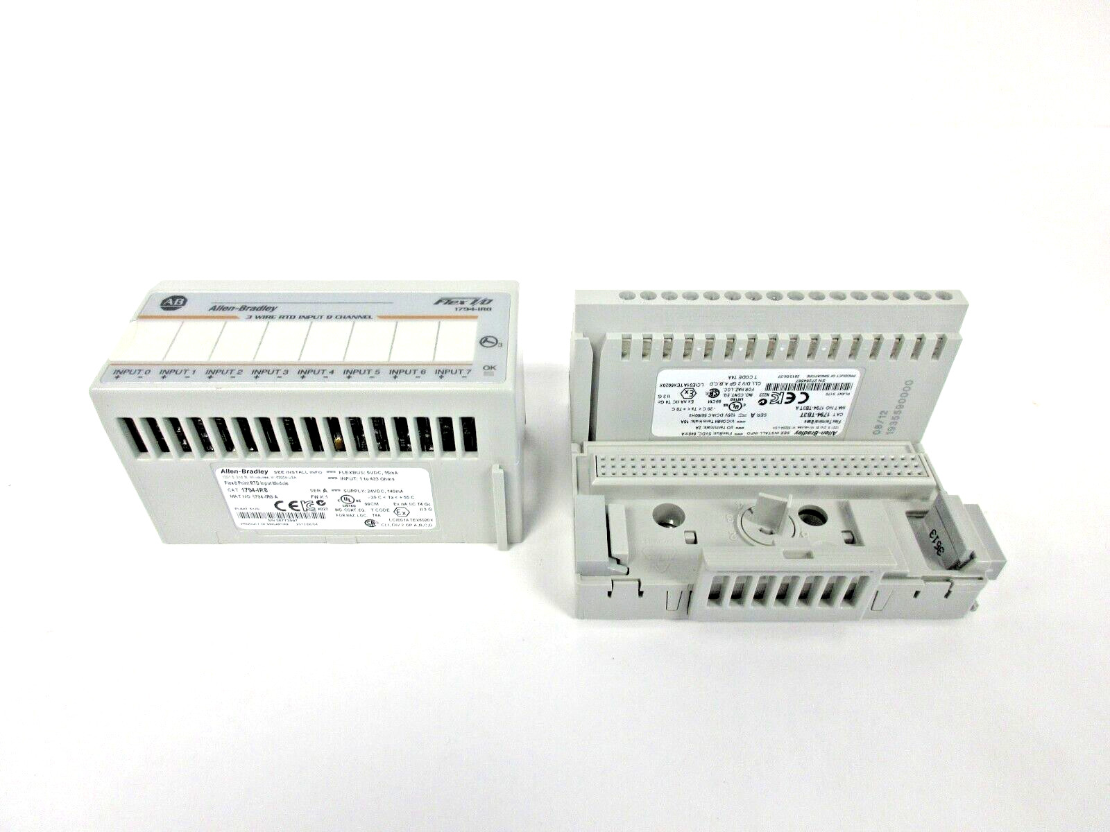 Allen-Bradley 1794-IR8 Flex I/O 3 Wire RTD Input Module 8 Chan. W/ Terminal Base