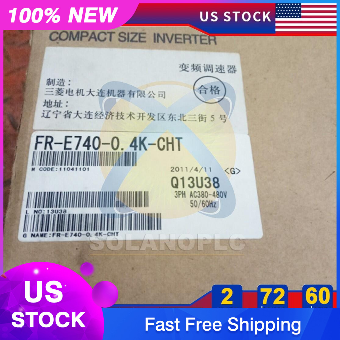 1PC New Mitsubishi FR-E740-0.4K-CHT PLC Module Inverter Box Fast Shipping