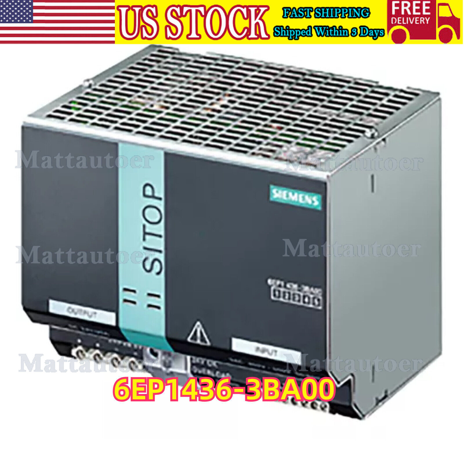 New Siemens SITOP Modular Stabilized Power Supply 6EP1436-3BA00 6EP1 436-3BA00