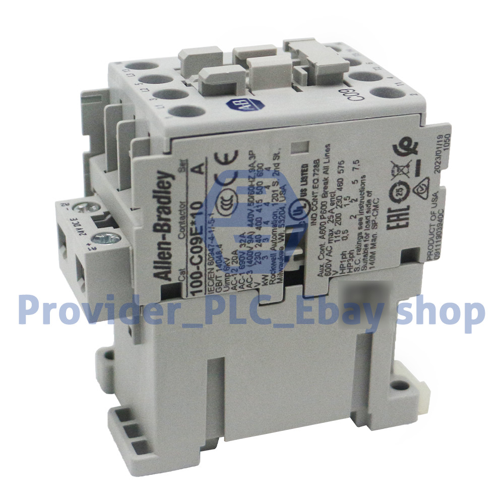 New 100-C09EJ10 Ser/A IEC Contactor 9Amp 24VDC AB100C09EJ10 Allen-Bradley