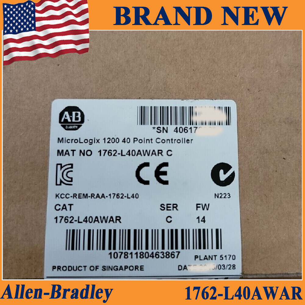 1762-L40AWAR AB NEW MicroLogix 1200 40 1762 L40AWAR AB Free Shipping