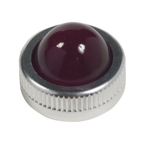 Square D 9001R6, Red, Glass, Dome, Standard, Pilot Light Lens, 1pc