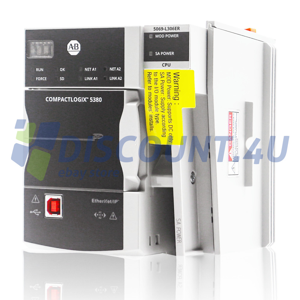 Factory Sealed NEW Allen bradley 5069-L306ER CompactLogix 600KB Enet Controller