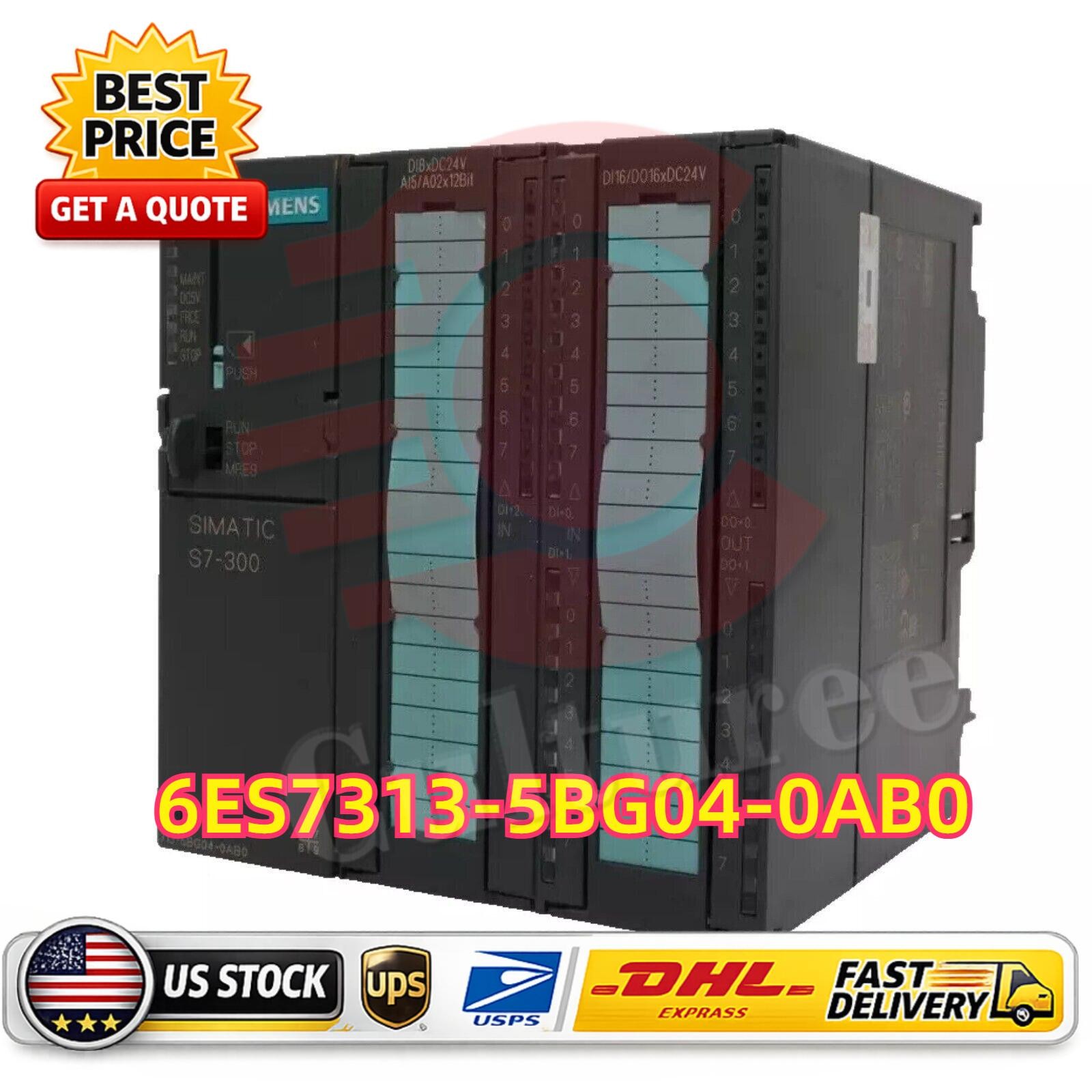 New Siemens 6ES7 313-5BG04-0AB0 6ES7313-5BG04-0AB0 SIMATIC S7-300 CPU 313C