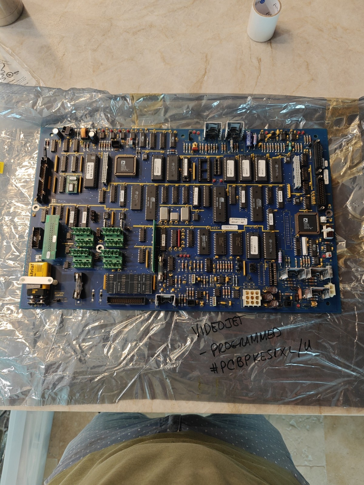 VideoJet Excel Ink Jet Printer Control Panel Mother Board 375400-278