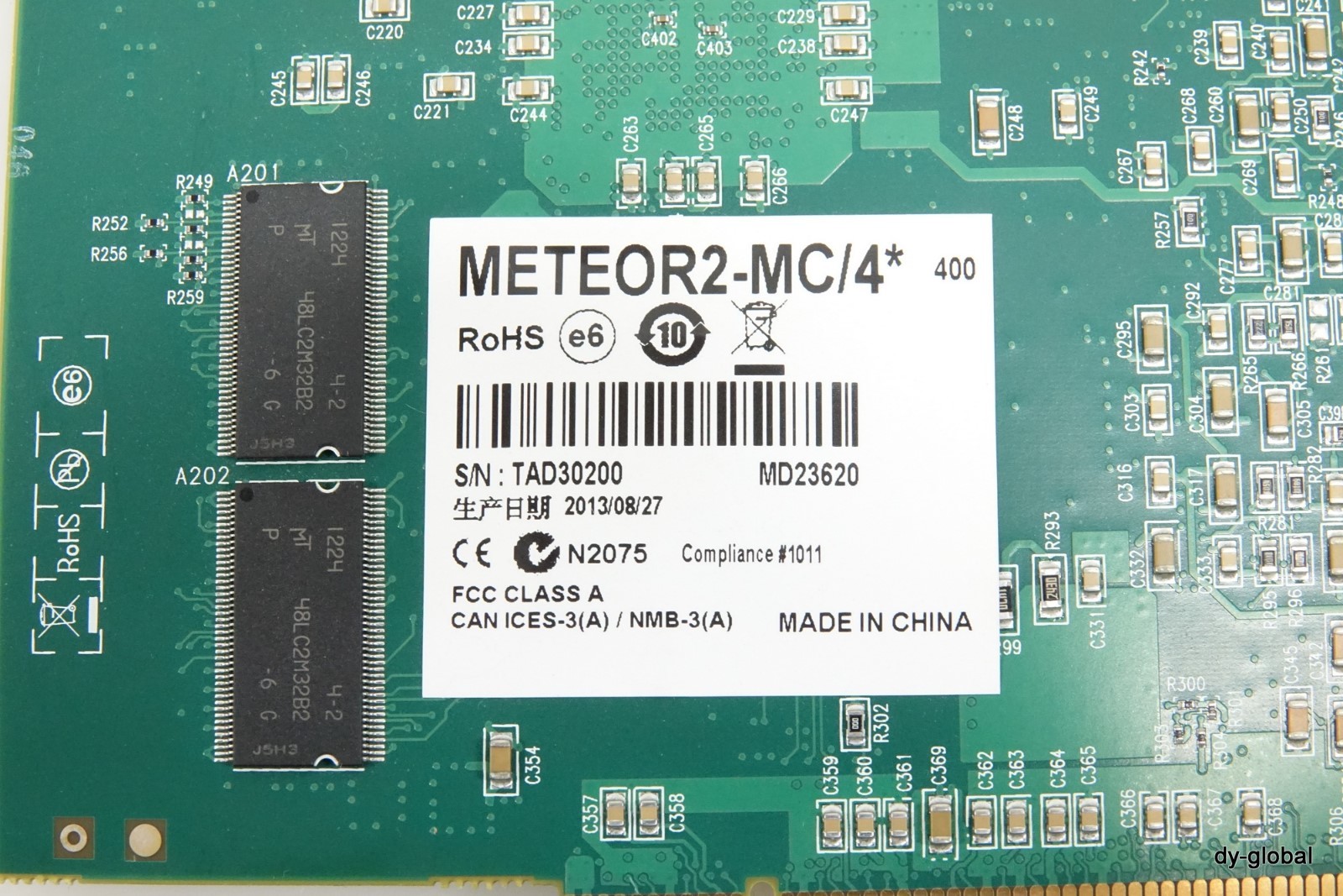 MATROX Used METEOR2-MC/4* Y751_04 REV.A frame grabber PCB-I-E-924=6DX1