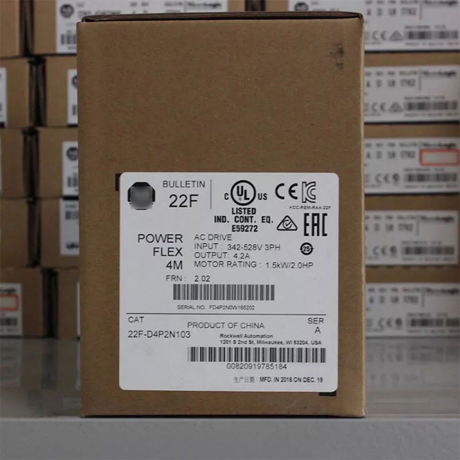 New 22F-D4P2N103 Three-Phase 380V/1.5KW 22F-D4P2N103 SPOT STOCK#RX