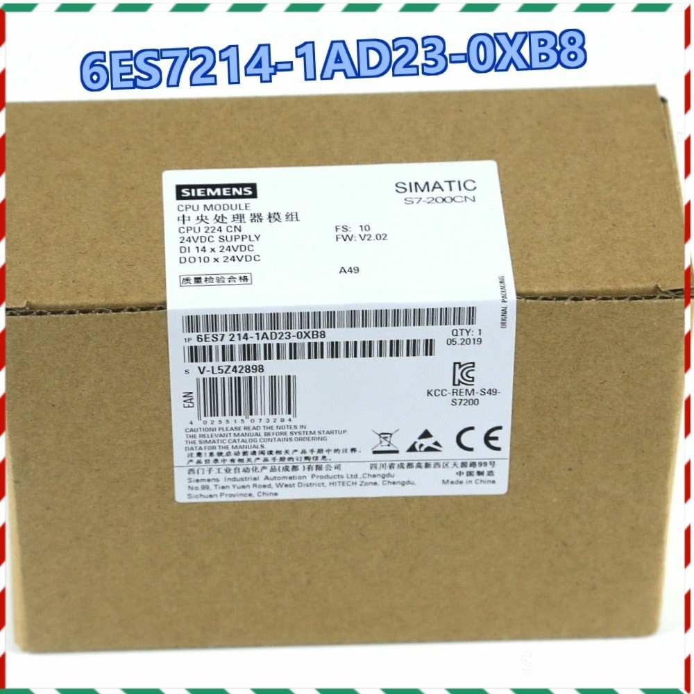 6ES7214-1AD23-0XB8 1X NEW in Box Siemens PLC 6ES7 214-1AD23-0XB8 Fast Delivery