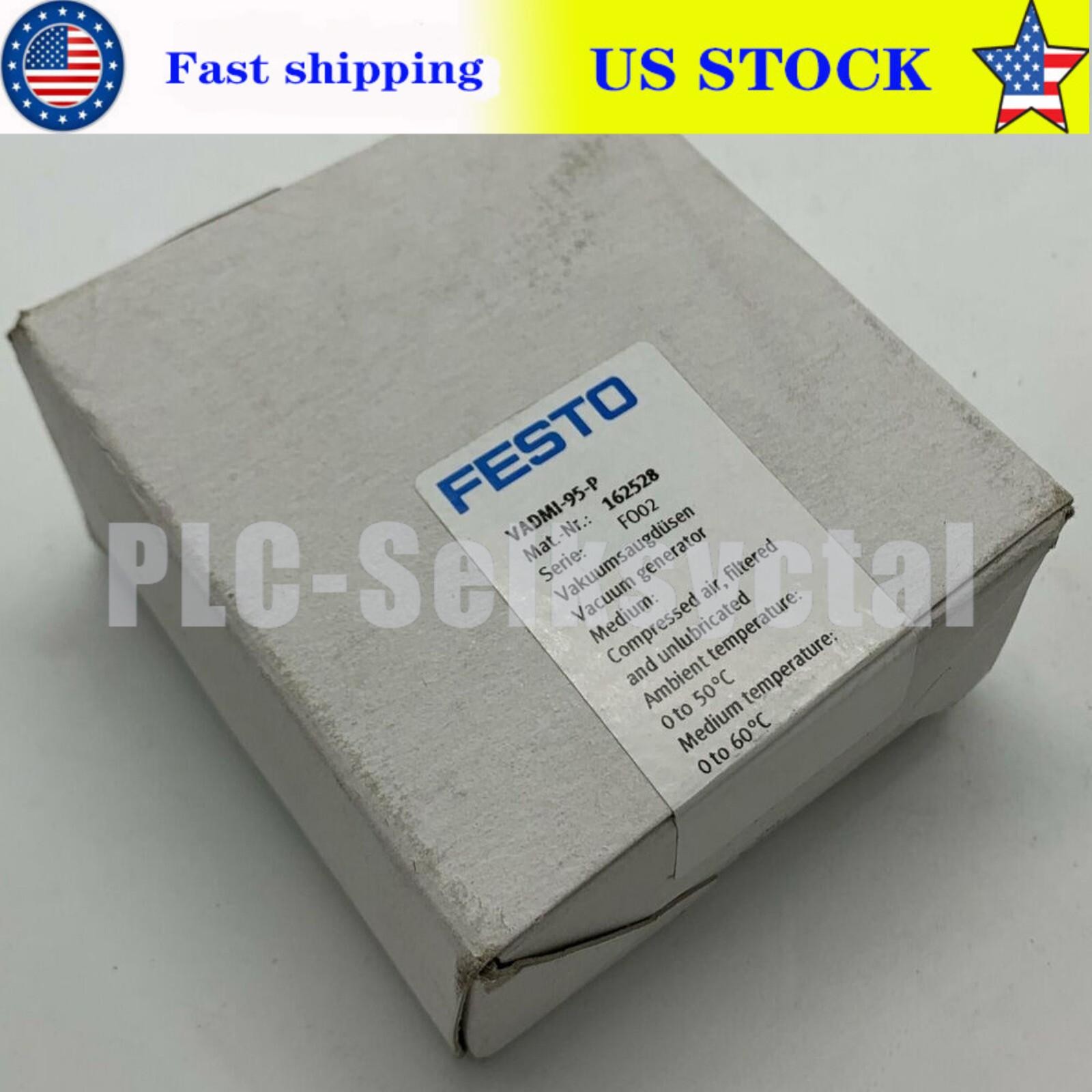 New VADMI-95-P FESTO 162528 Vacuum Generator Fast Shipping