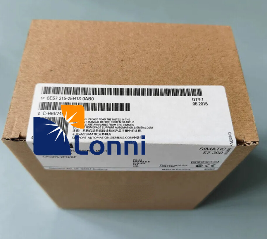6ES7315-2EH13-0AB0 6ES7 315-2EH13-0AB0 New Siemens SIMATIC S7-300 CPU315-2 PN/DP