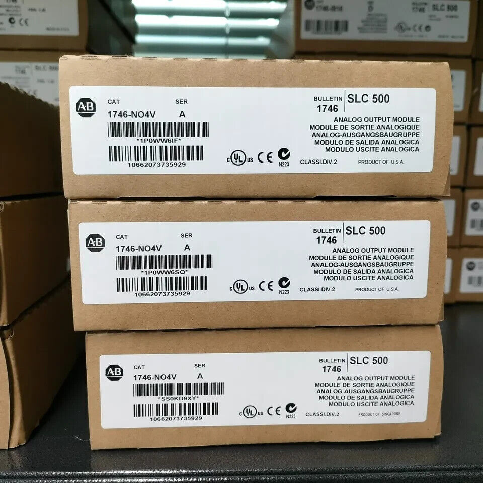 1PC Allen-Bradley 1746-NO4V AB 1746NO4V SLC 500 Analog Output Module New Sealed