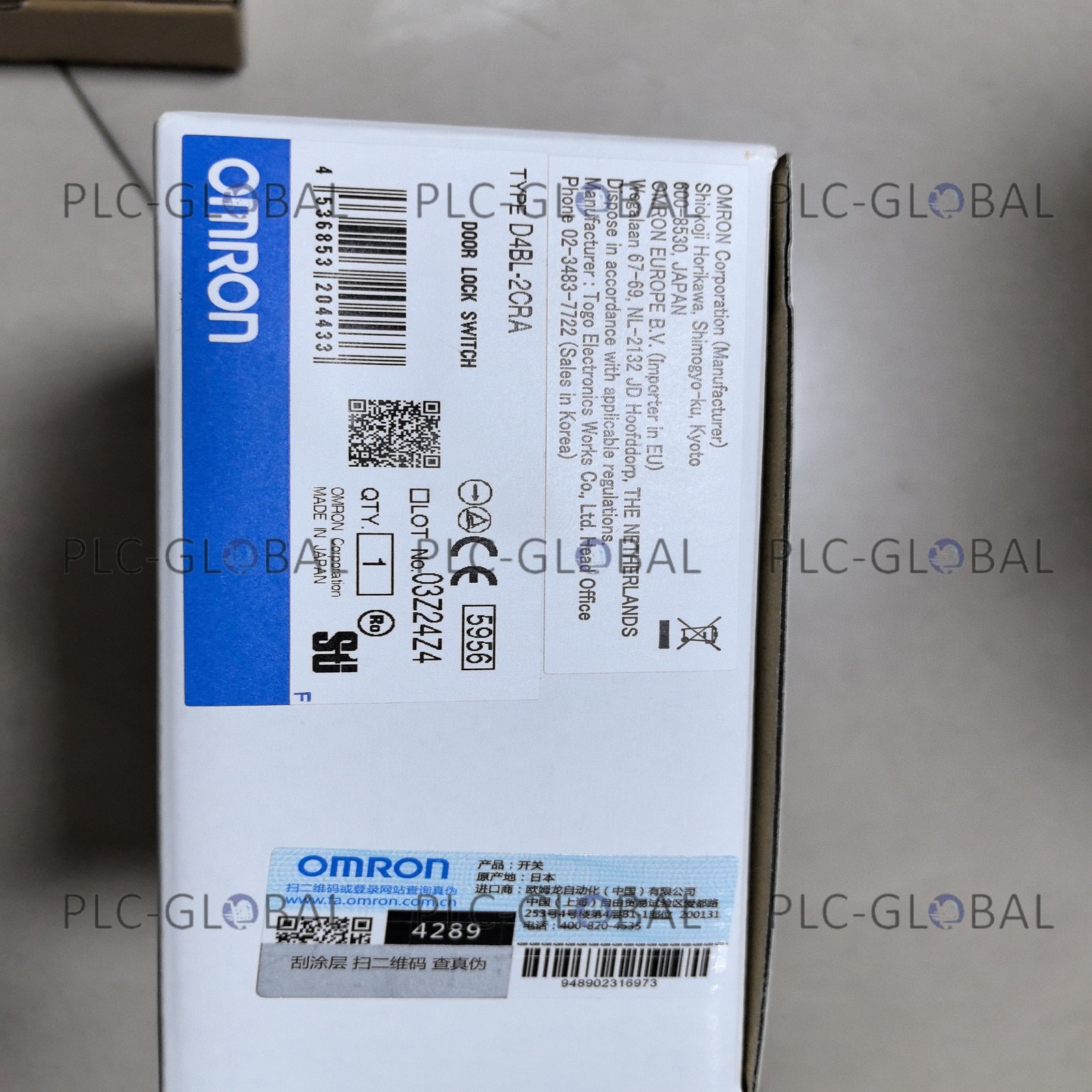 1PC Fast shipping NEW Omron D4BL-2CRA Real US stock