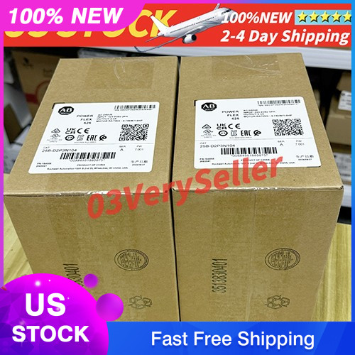 NEW Allen-Bradley 25B-D2P3N104 PowerFlex 525 0.75kW 480V 1Hp AC Drive Fast Ship