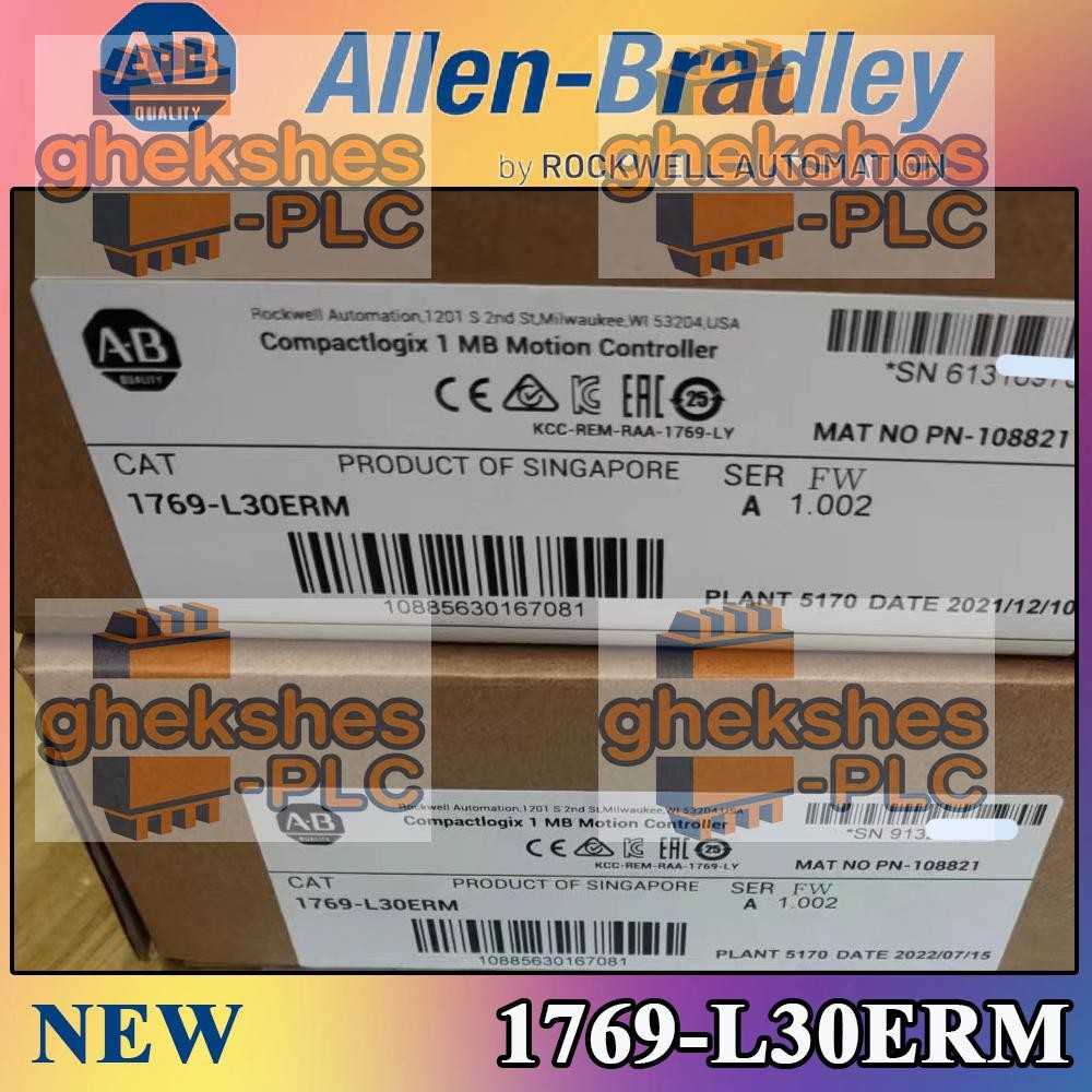 NEW Allen-Bredley 1769-L30ERM CompactLogix 1 MB Motion Controller 1769L30ERM