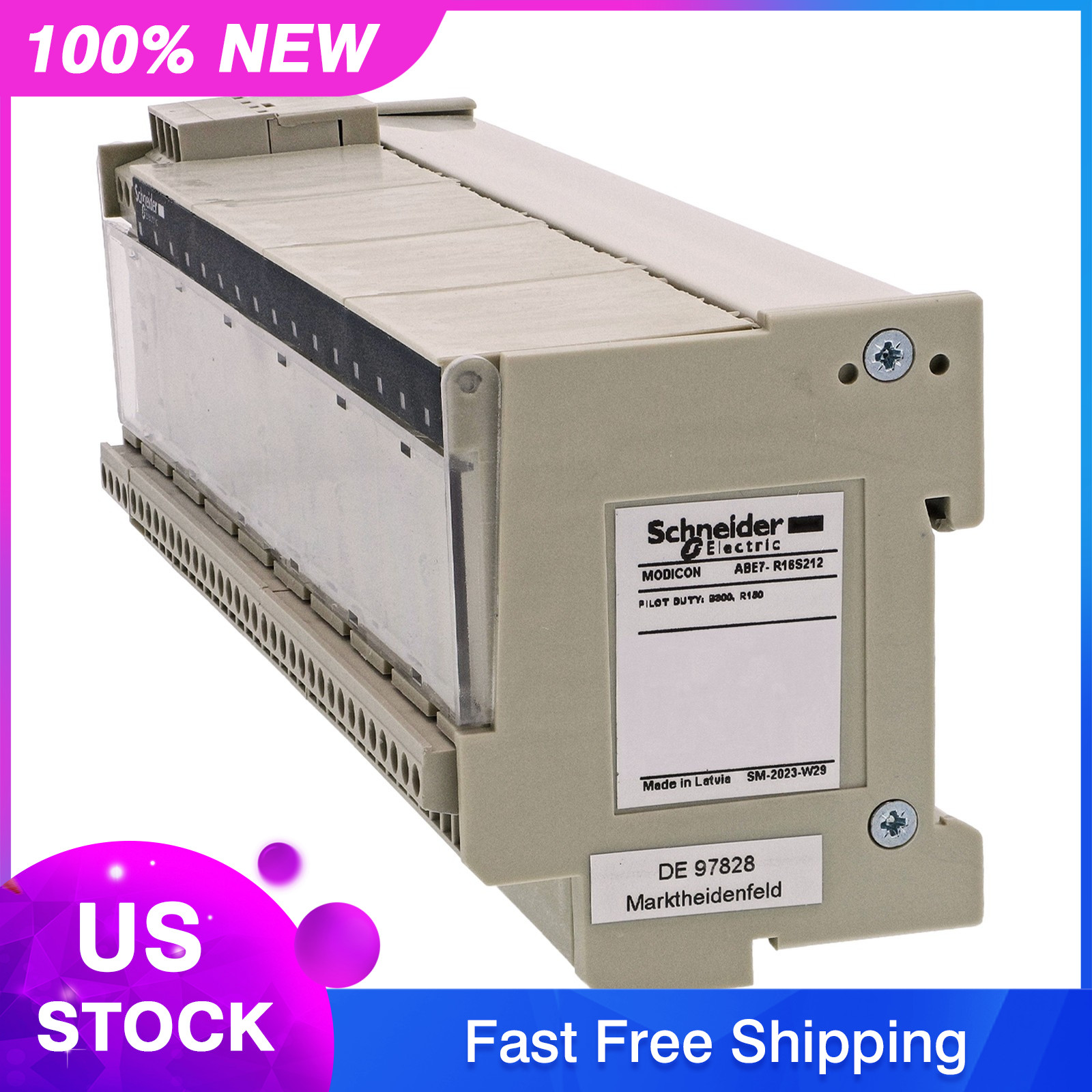 Schneider In Box ABE7R16S212 ABE 7R16S212 US Free TAX