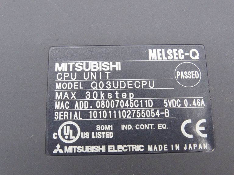 MITSUBISHI Q03UDECPU PLC MODULE