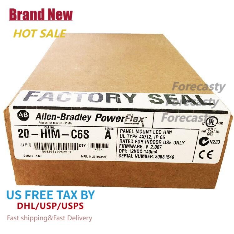 New Sealed AB 20-HIM-C6S PFlex 20 IP66-UL NemaType 4X-12 20HIMC6S US Free Tax