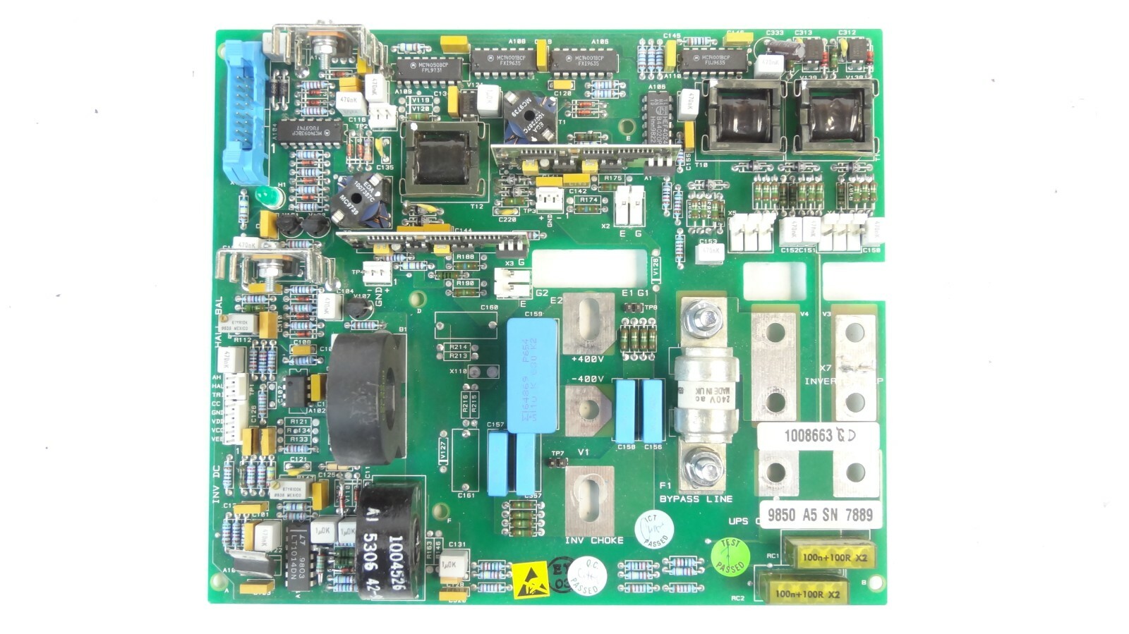 Powerware 1008663 Rev D PCB Assembly