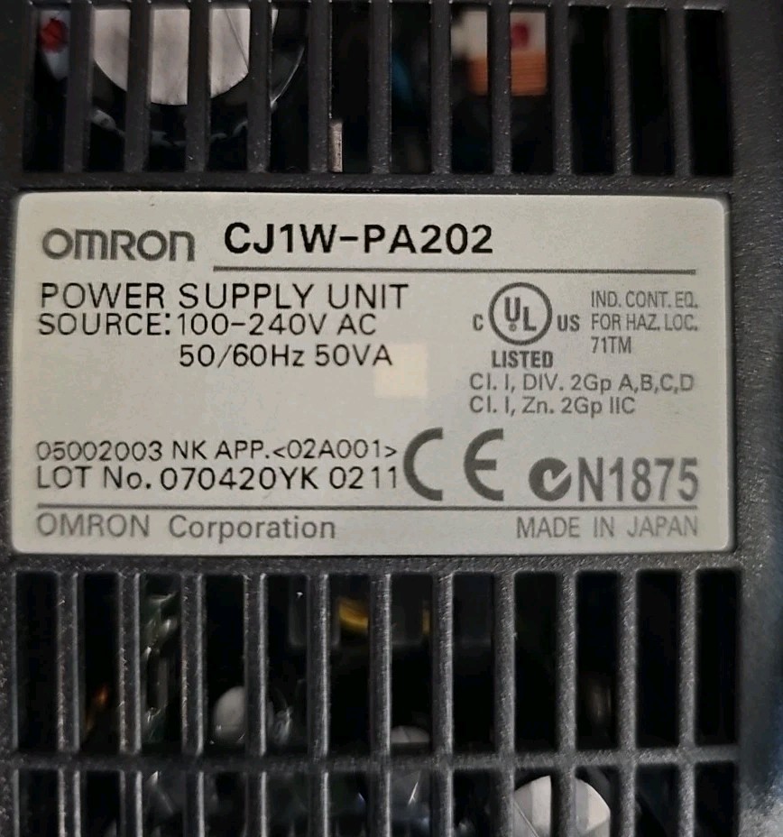 New OMRON CJ1W-PA202 Power Supply Unit Module 100-240VAC Fast shipping CJ1WPA202