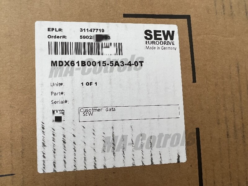 MDX61B0015-5A3-4-0T Brand New Fast Shipping By DHL