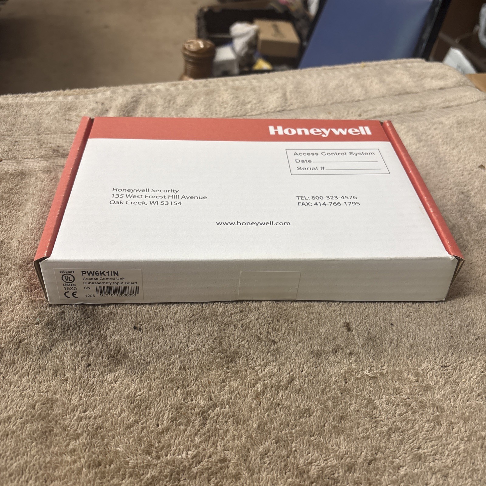 Honeywell PW6K1IN Access Control Unit Subassembly Input Board. New Sealed! JP14