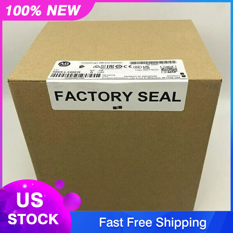 Brand New 5069-L340ER AB CompactLogix 5380 Controller Free Shipping US Free Tax