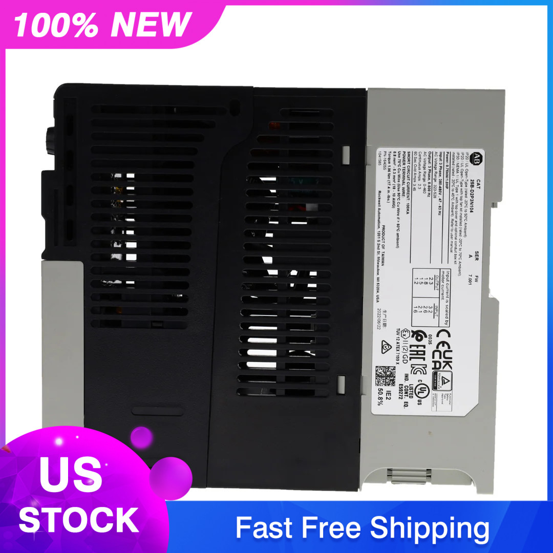 25B-D2P3N104 | Allen-Bradley PowerFlex 525 AC Drive 480V/2.3A/1.0HP