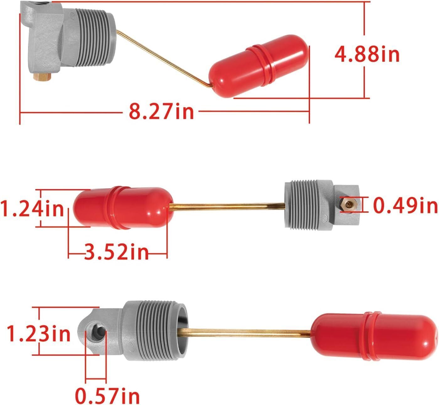 Air Volume Controls for Deep Wells, Water Tank System 1-1/4 in MNPT F93B-1C