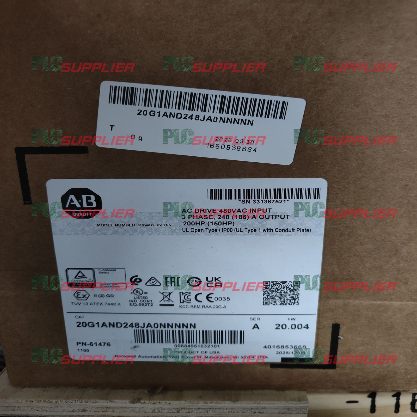 NEW AB 20G1AND248JA0NNNNN US stock
