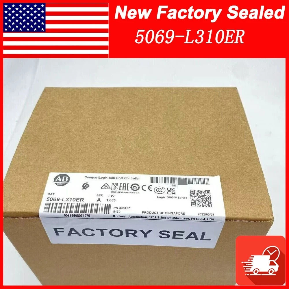 NEW Allen-Bradley 5069-L310ER SER A CompactLogix 1MB Controller US Free Tax