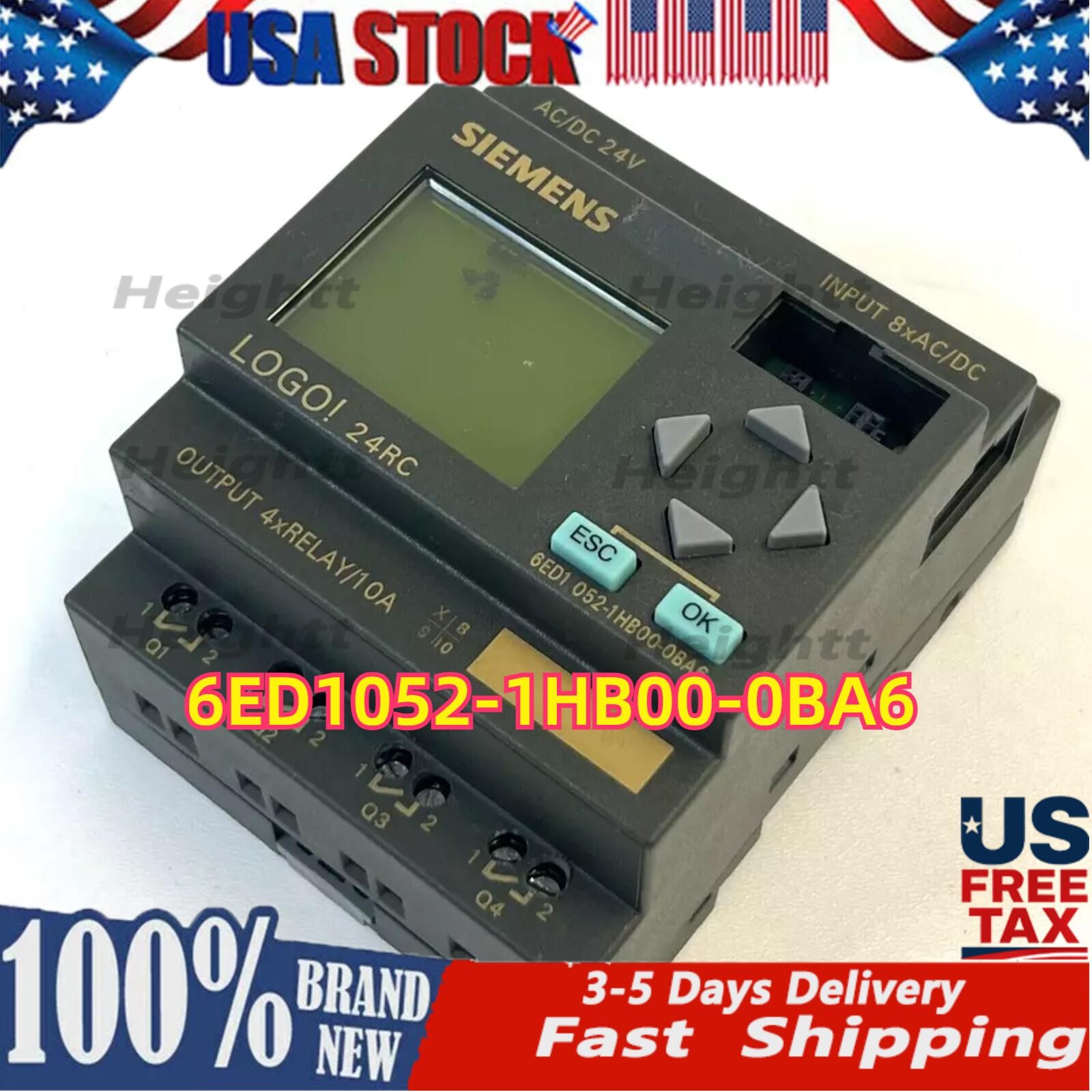 6ED1052-1HB00-0BA6 New Siemens 6ED1 052-1HB00-0BA6 LOGO 24RC logic module