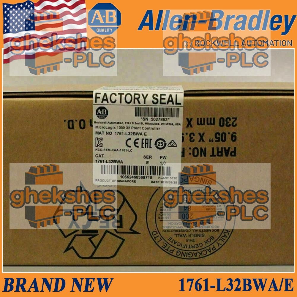 New Sealed AB 1761-L32BWA SER E Micrologix 1000 32 Point Controller US Stock