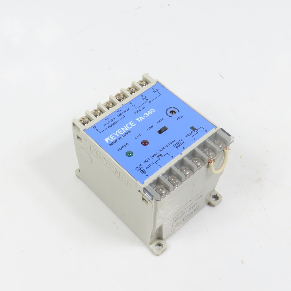 Keyence TA-340 40V 100mA Amplifier Unit 110/120 220/240V Input