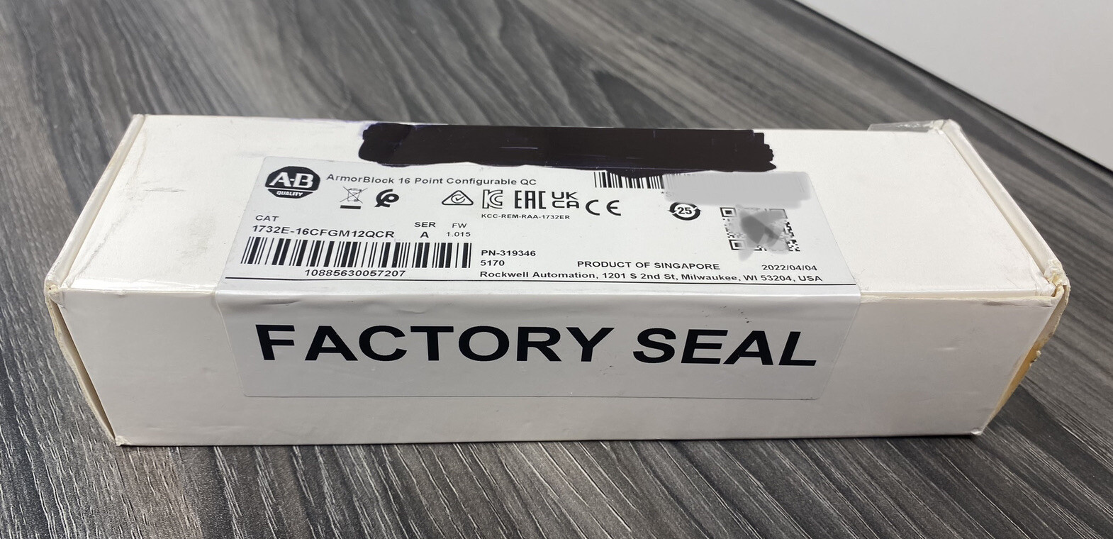 SEALED 2022 Allen Bradley 1732E-16CFGM12QCR ArmorBlock 16Pt Configurable – USA