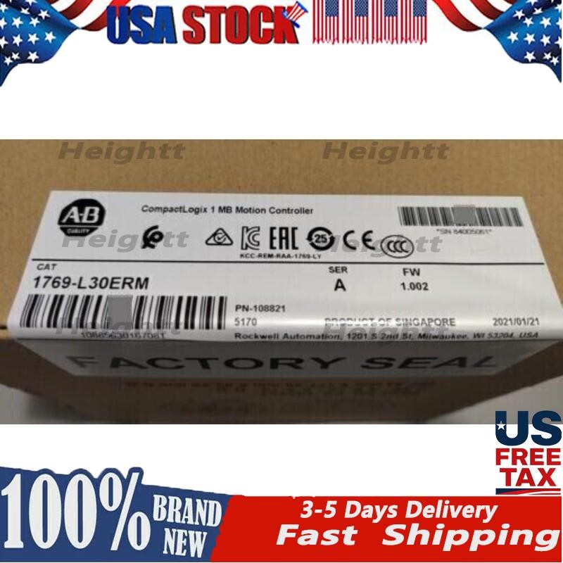 NEW Factory Sealed AB 1769-L30ERM CompactLogix 1 MB Motion Controller 1769L30ERM