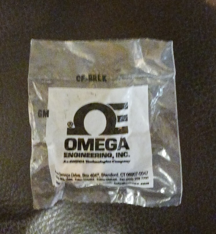 3 Each New In Bags OMEGA CF-BRLK CONNECTORS SHIPS FREE